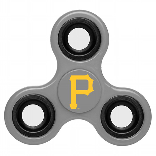 MLB Pittsburgh Pirates 3 Way Fidget Spinner G41 - Gray - Click Image to Close